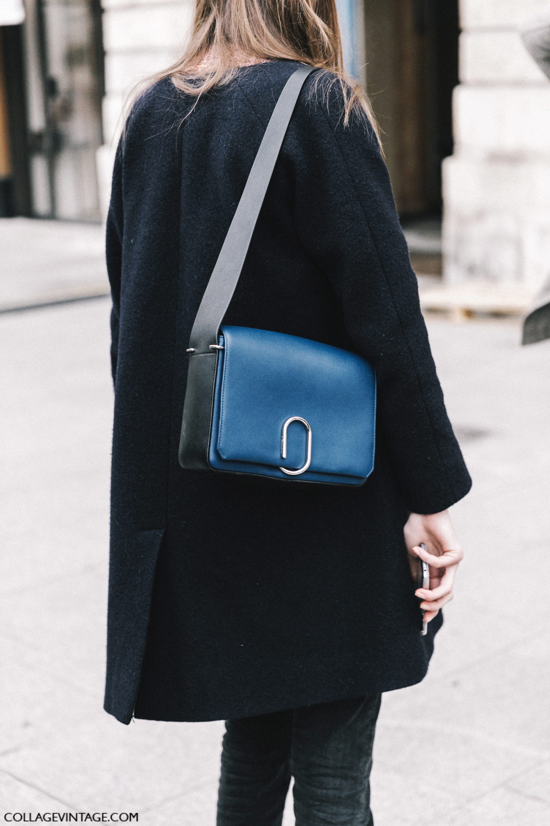 стильная синяя сумка